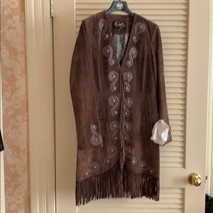 NWT - Scully Fringes Suede Jacket